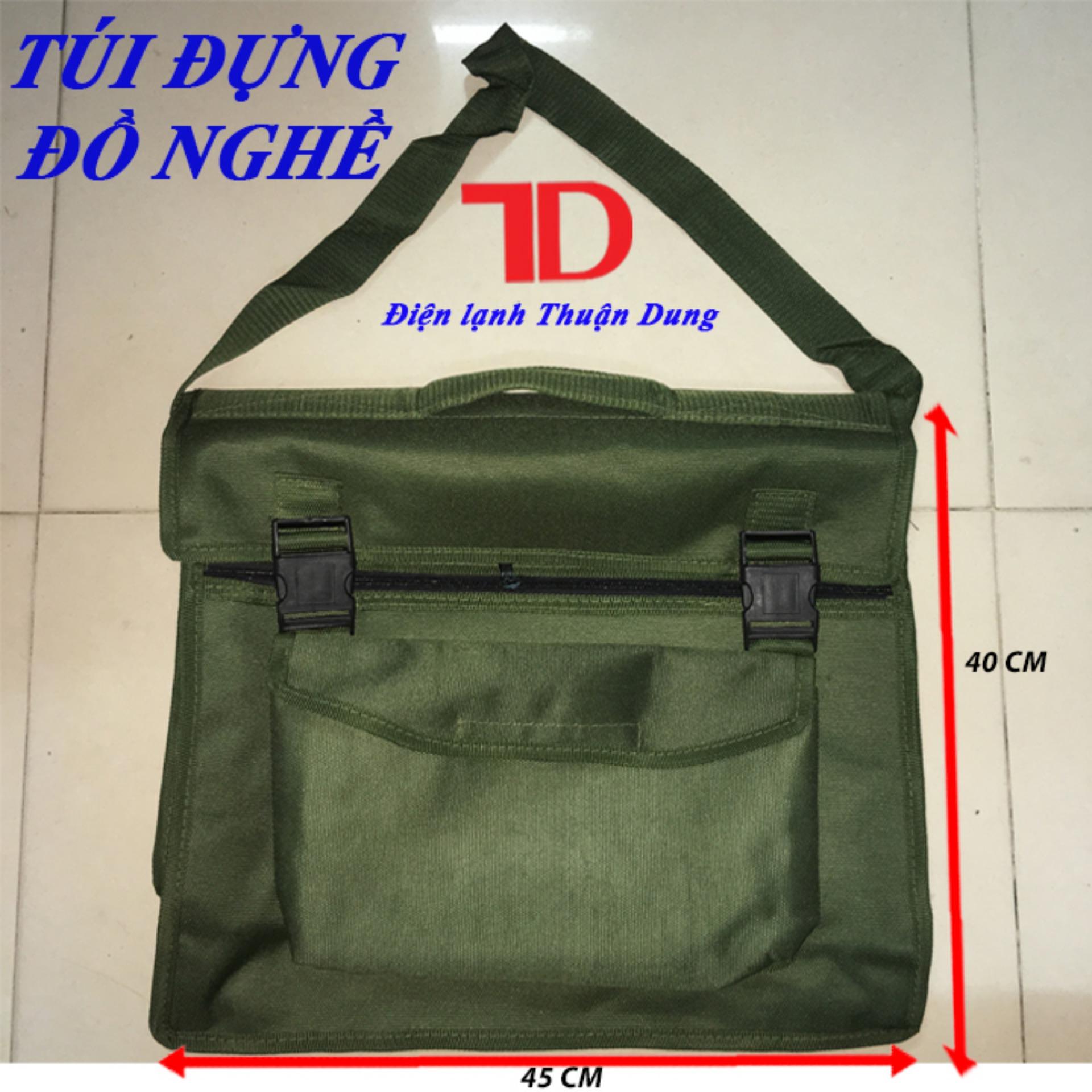 Túi đựng đồ nghề sửa chữa 45 x 40 x 17cm, túi đồ nghề dành cho thợ , Điện Lạnh Thuận Dung