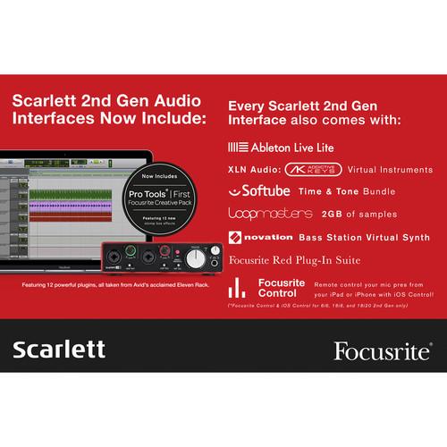 [Trả góp 0%]Card âm thanh Focusrite Scarlett 2i4 USB Audio Interface (Gen2)