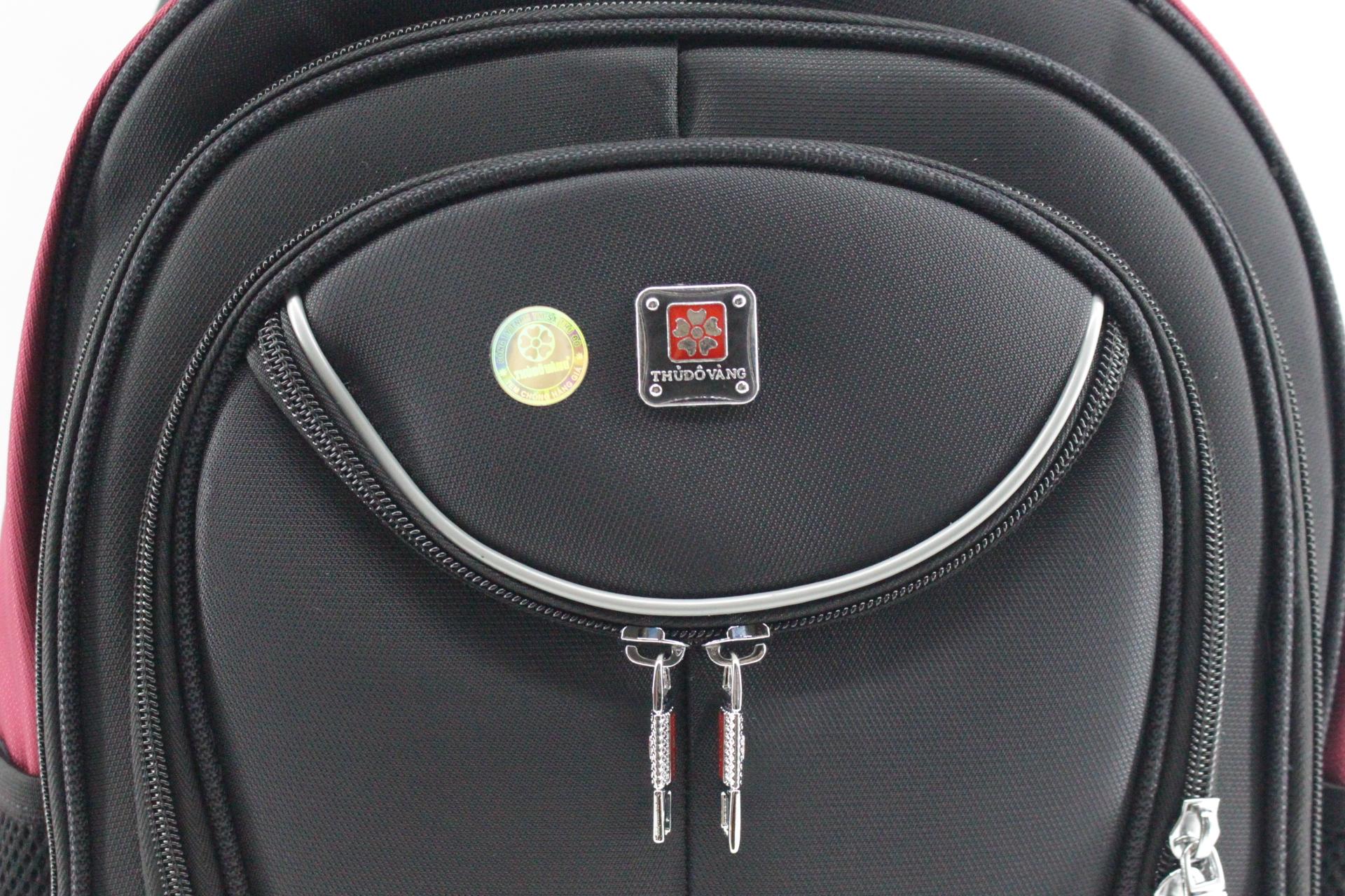 BA LÔ MÀU THỦ ĐÔ VÀNG CỠ TRUNG BL-159 (Đỏ Đen)