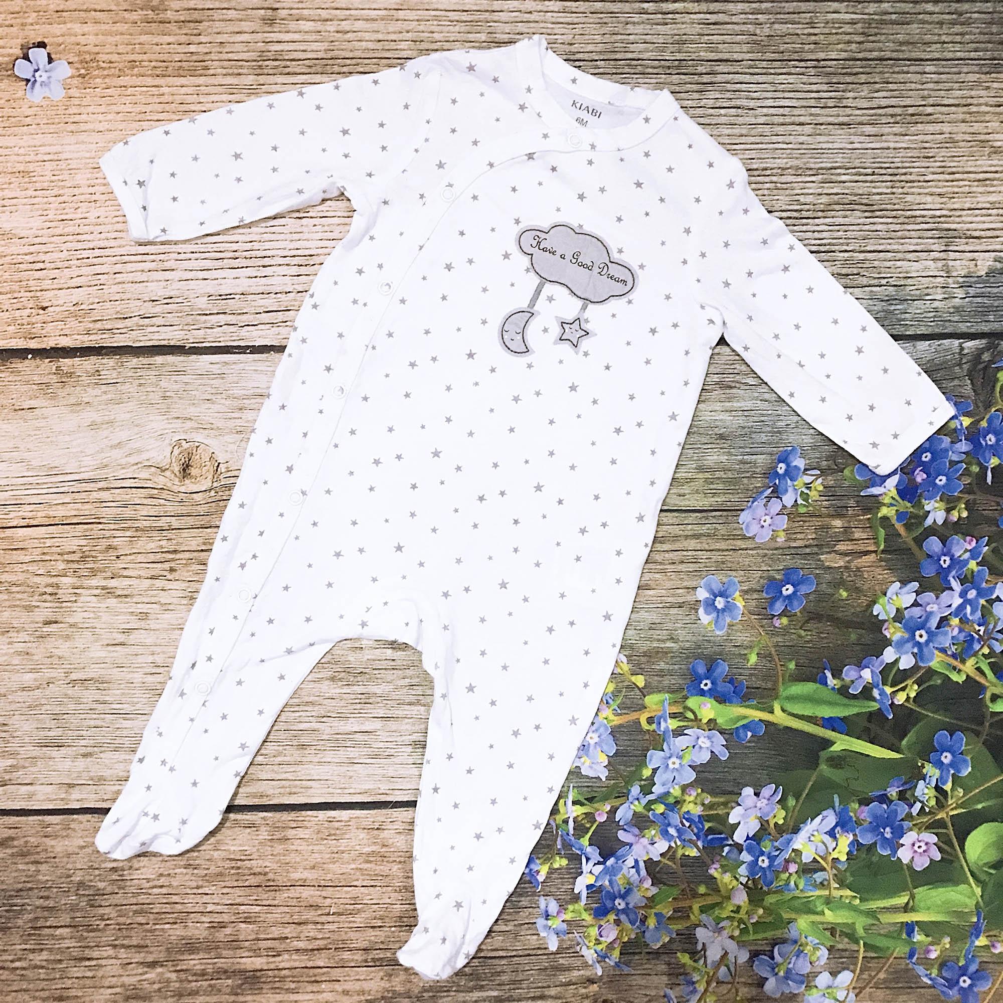 Combo 2 Bodysuit liền vớ KIABI cho BÉ GÁI 3-24M (giao ngẫu nhiên)