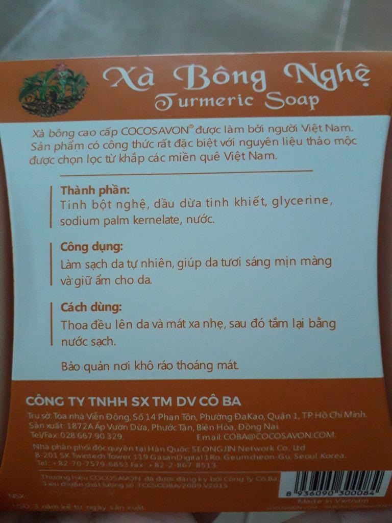 Xà bông nghệ Cocosavon 100gr