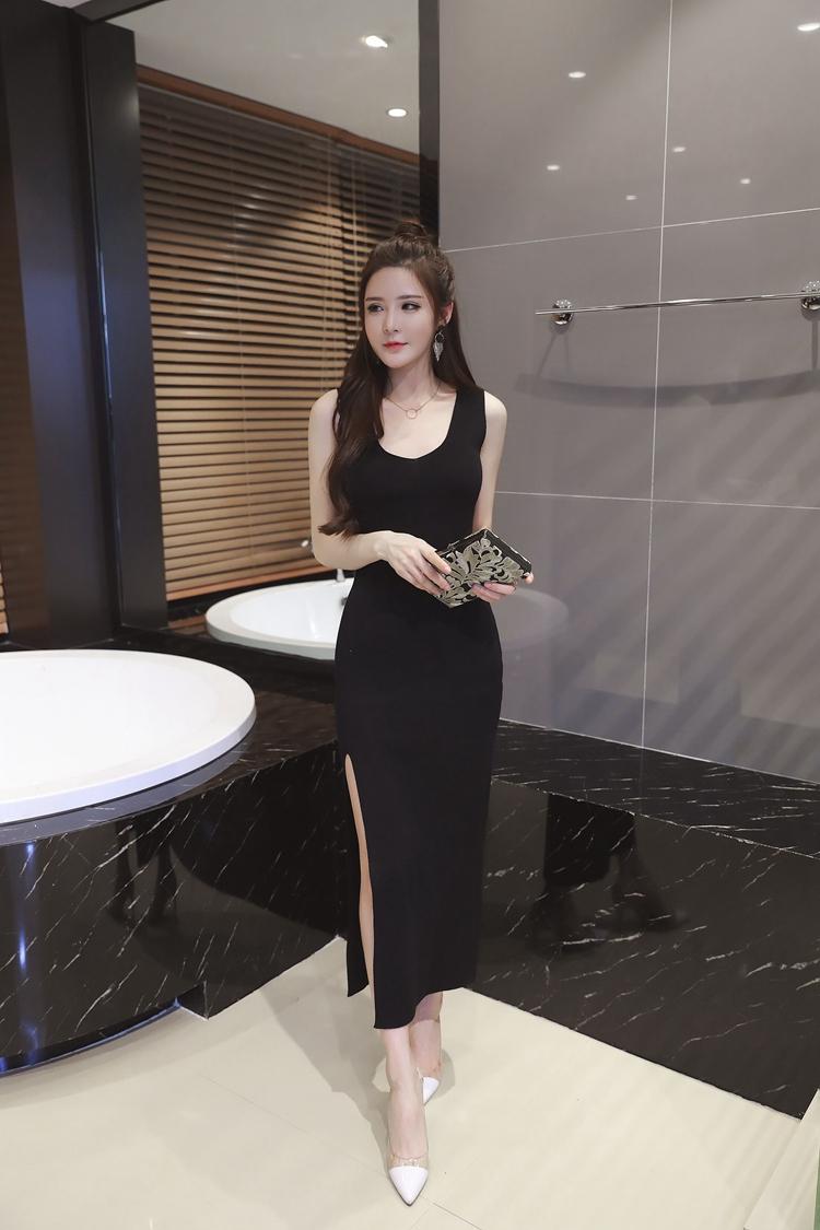 Đầm thun body 3 lỗ