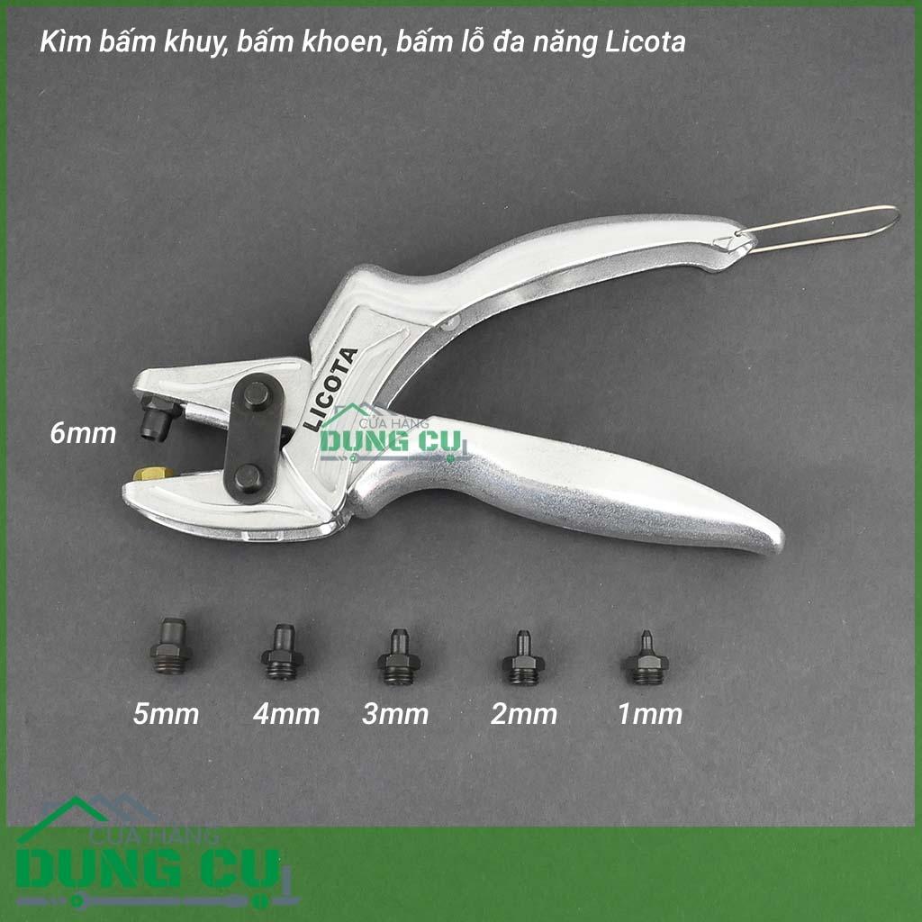 Kìm bấm khuy, bấm khoen, bấm lỗ đa năng chuyên dụng