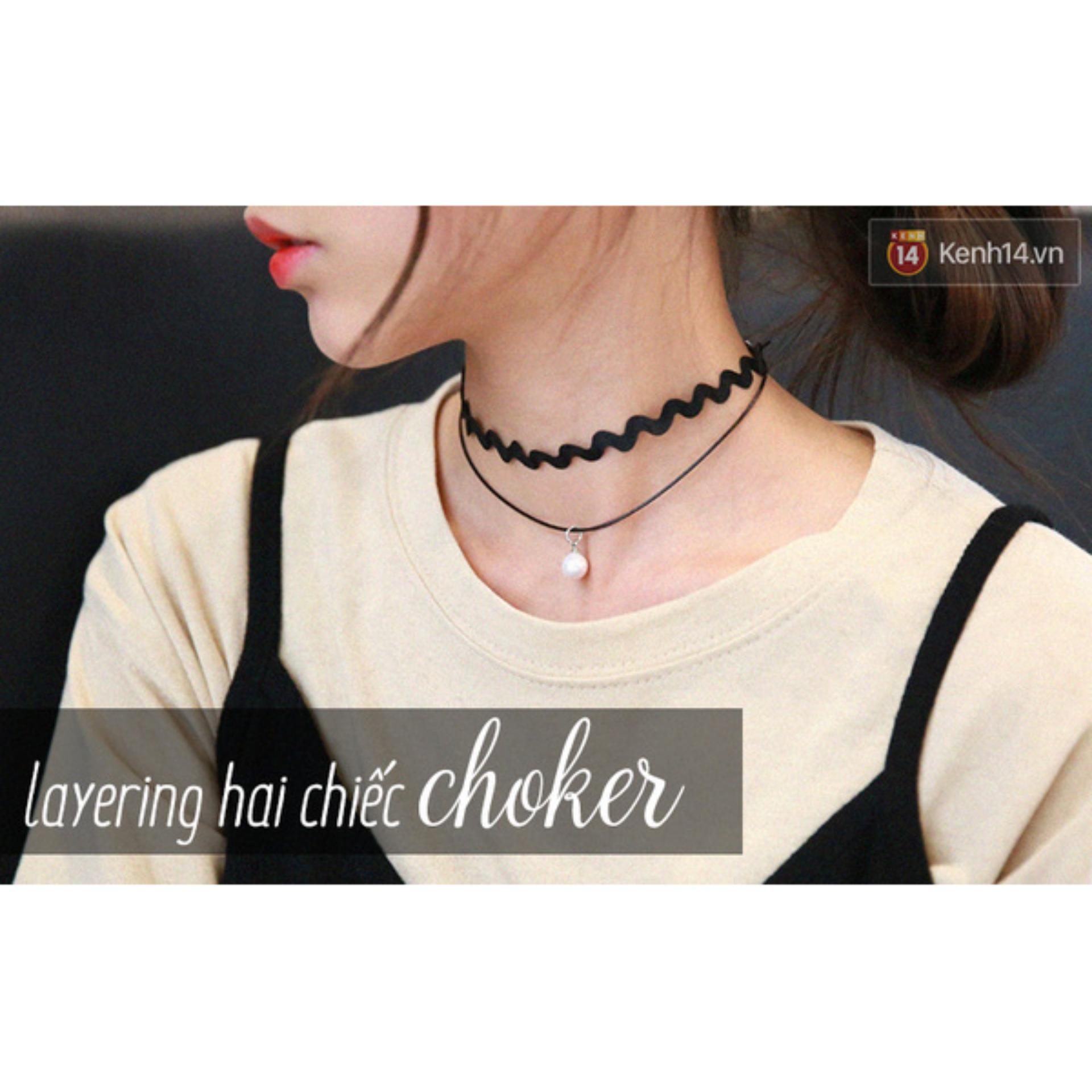 Bộ 12 vòng cổ choker thời trang -CK37-E6T3