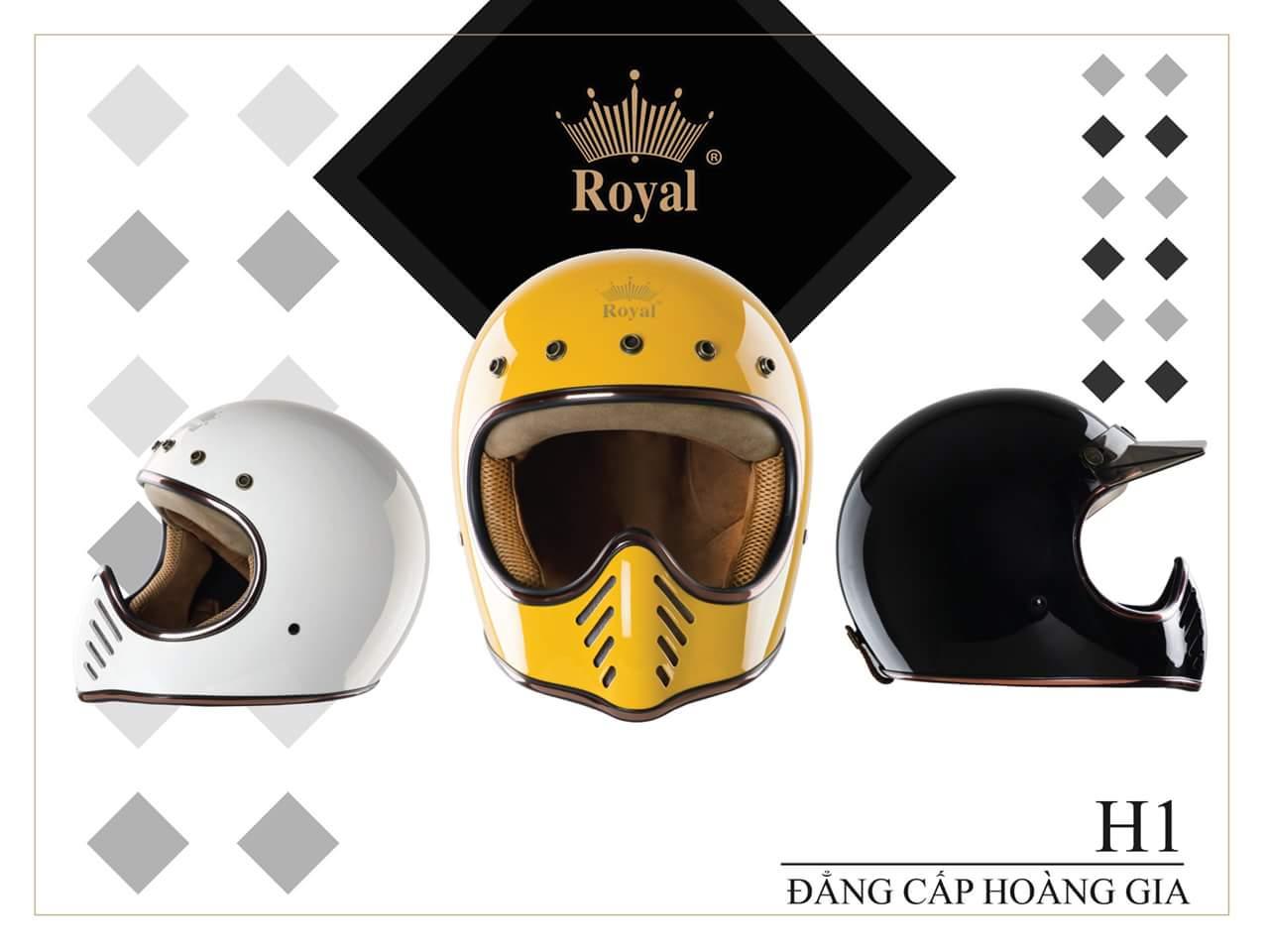 [HCM]Nón Bảo Hiểm ROYAL M140 H1