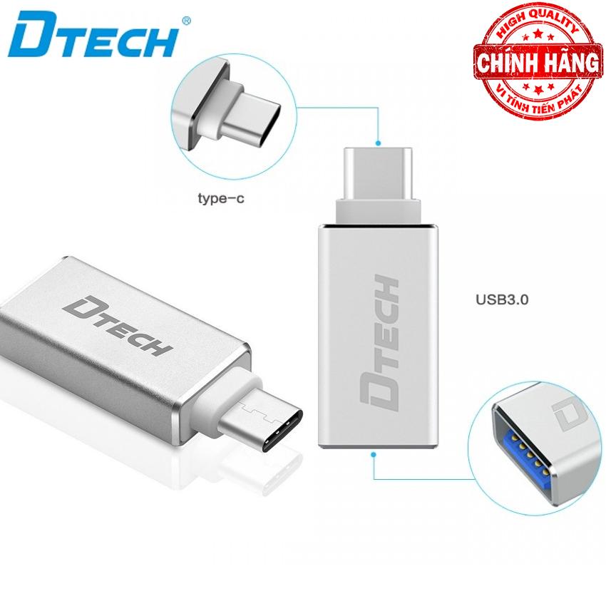 Đầu chuyển Type-C sang USB 3.0 Female OTG - DTech T0001A .