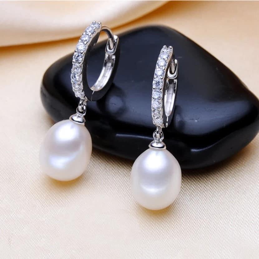 Hoa tai ngọc trai giọt nước