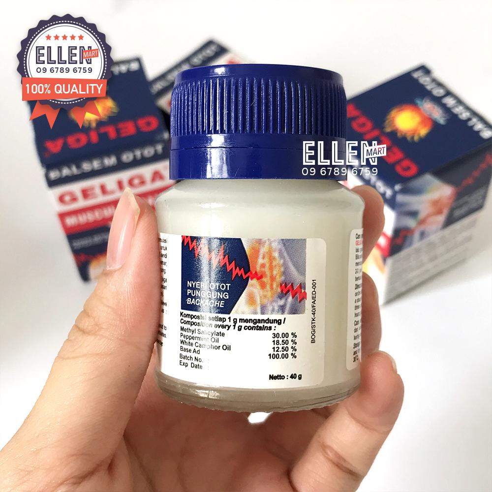 6 Hộp Dầu Cù Là Lửa Geliga 40g