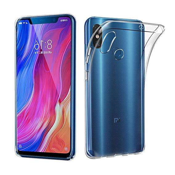 Ốp lưng Xiaomi Mi 8 dẻo trong suốt (Loại dày đẹp)