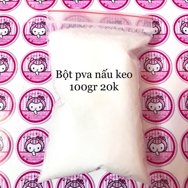 55k/500g Bột nấu keo làm slime pva