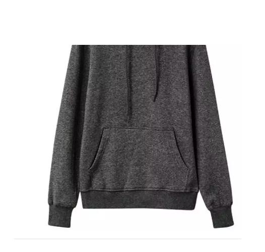 Khoác hoodie nam trơn - KB148(Xám chì)