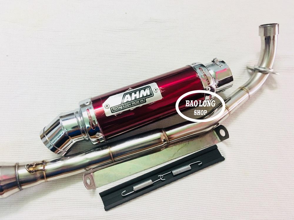Pô AHM full cổ dành cho Sirius 110cc,Jupiter (màu Đỏ)