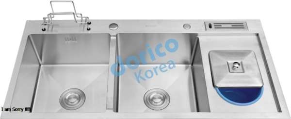 Chậu rửa chén DC-10048R INOX 304 nguyên khối