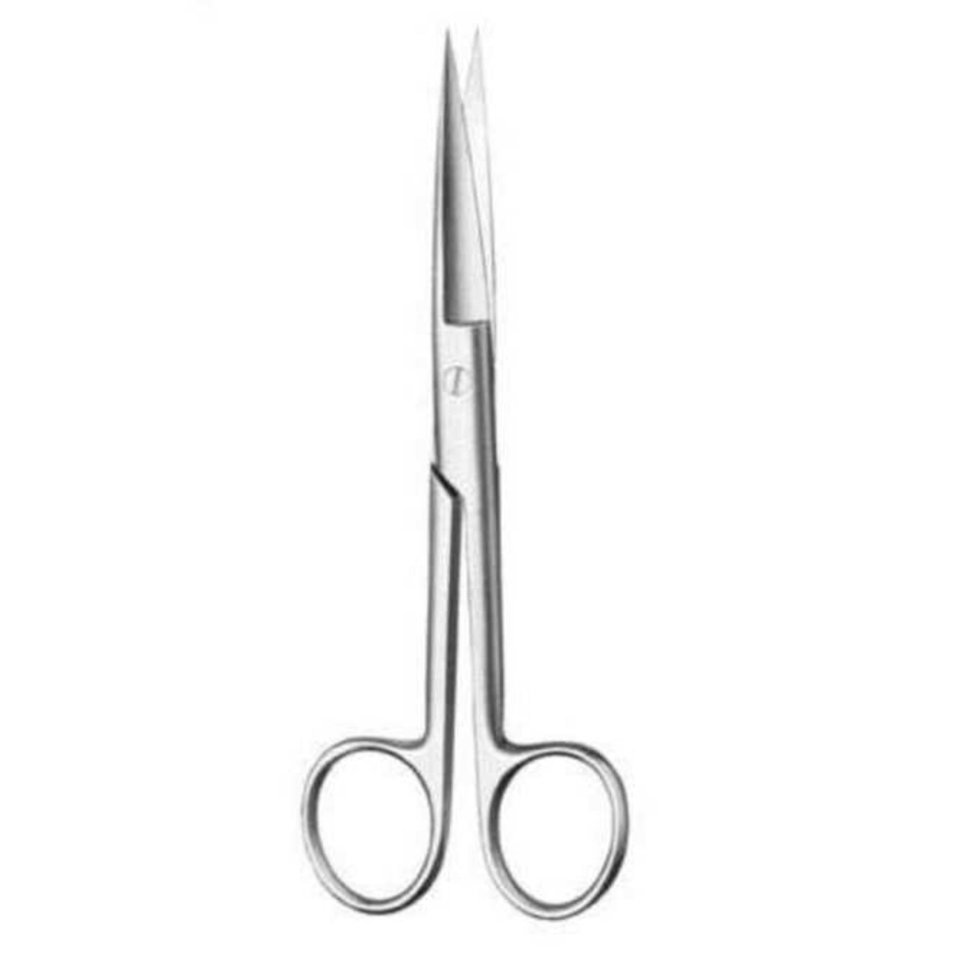 Kéo 12 cm thẳng 2 đầu nhọn