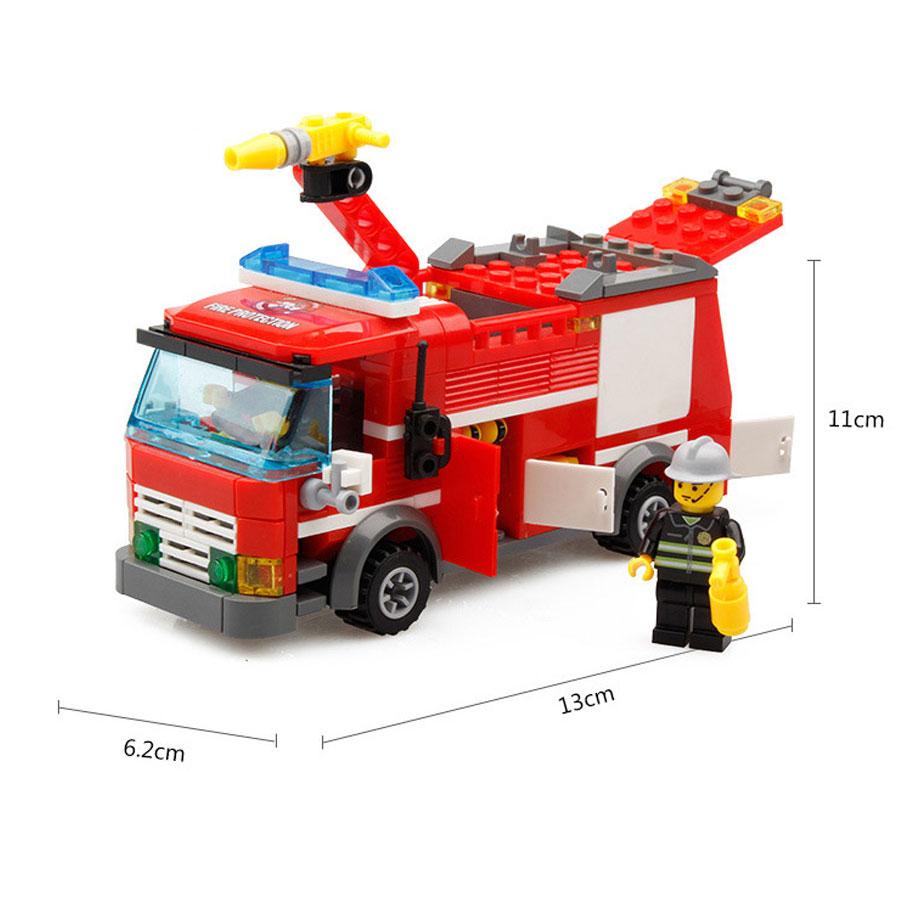 Đồ chơi Lego lắp ráp Xe cứu hỏa