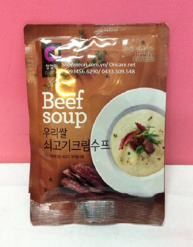 Súp thịt bò daesang 60gram - nhập khẩu hàn quốc
