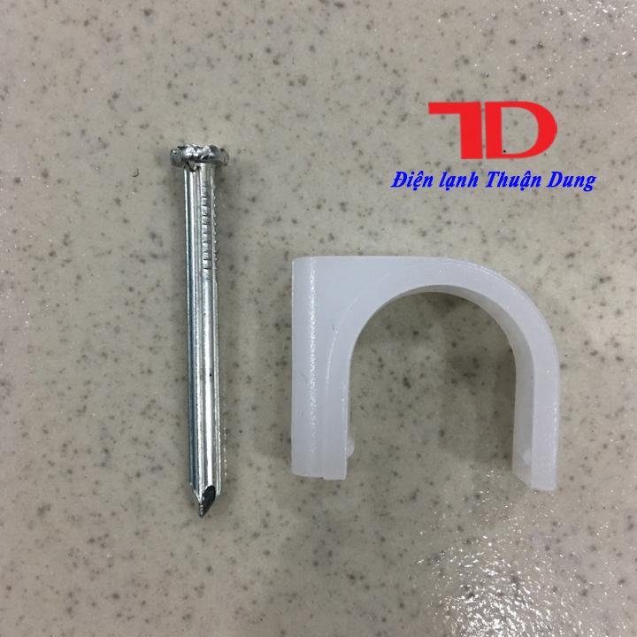 Combo 2 bịch móc ống nước, dây điện phi 21 - Điện Lạnh Thuận Dung