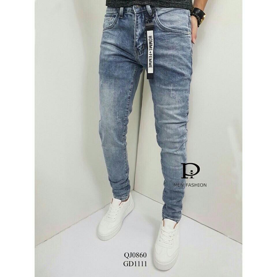 [HCM]QUẦN JEAN NAM ĐP86 + ÁO THUN TRƠN NGẪU NHIÊN (MUA RIÊNG)