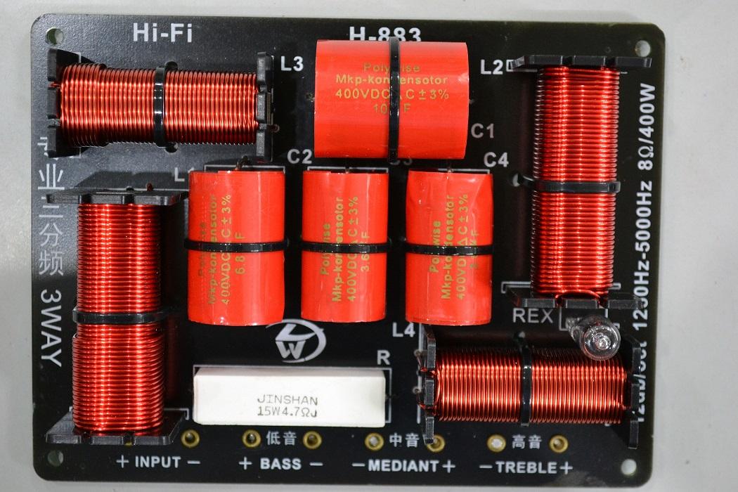Mach phân tần loa 3-way cao cấp H-883