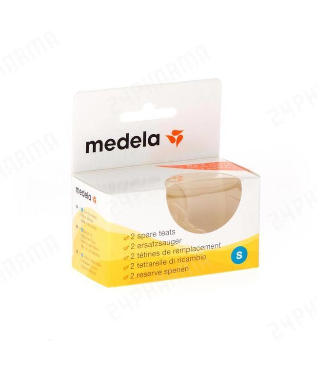 Núm vú Medela size S 2 cái (Trắng)