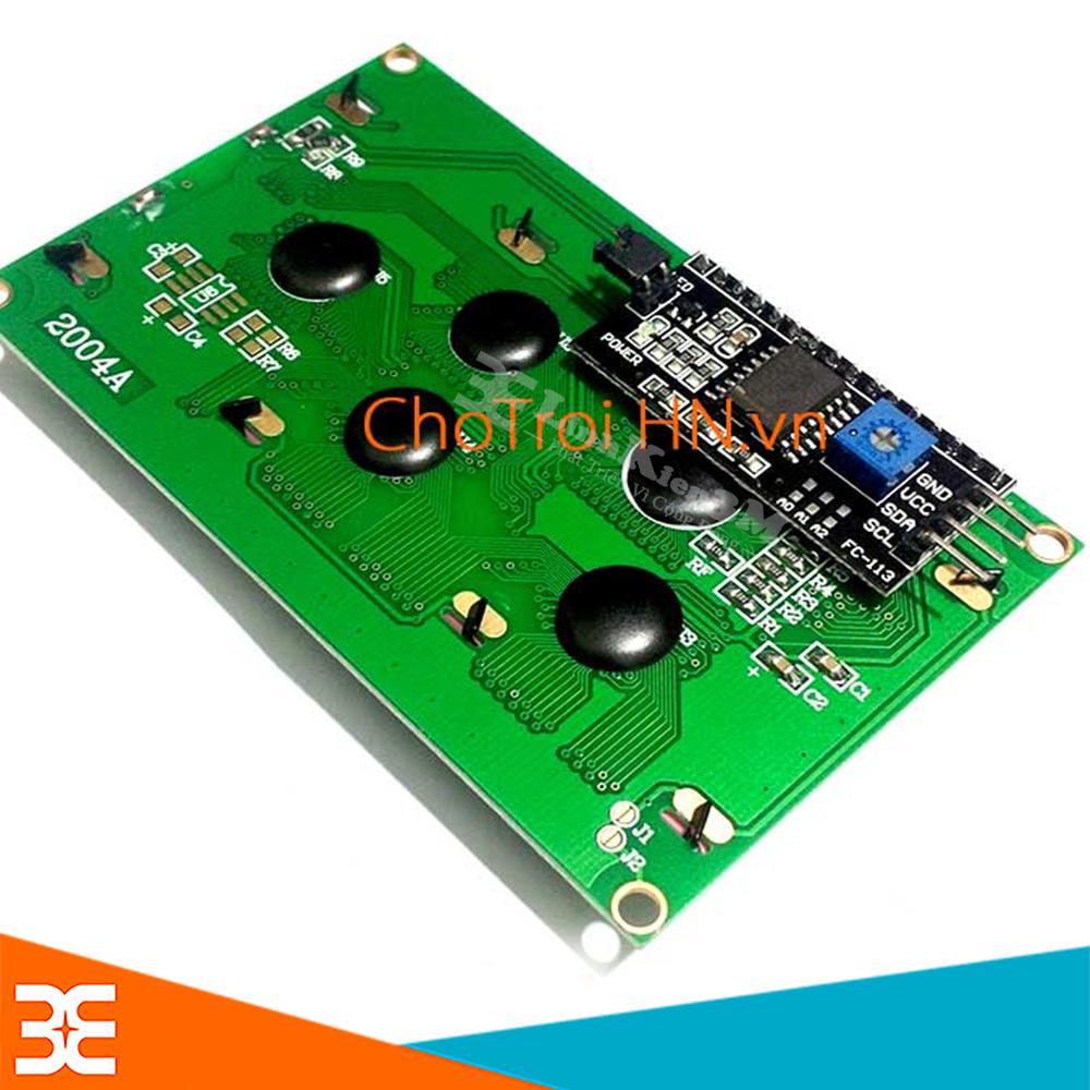 Màn Hình LCD 2004+Module I2C Xanh Lá
