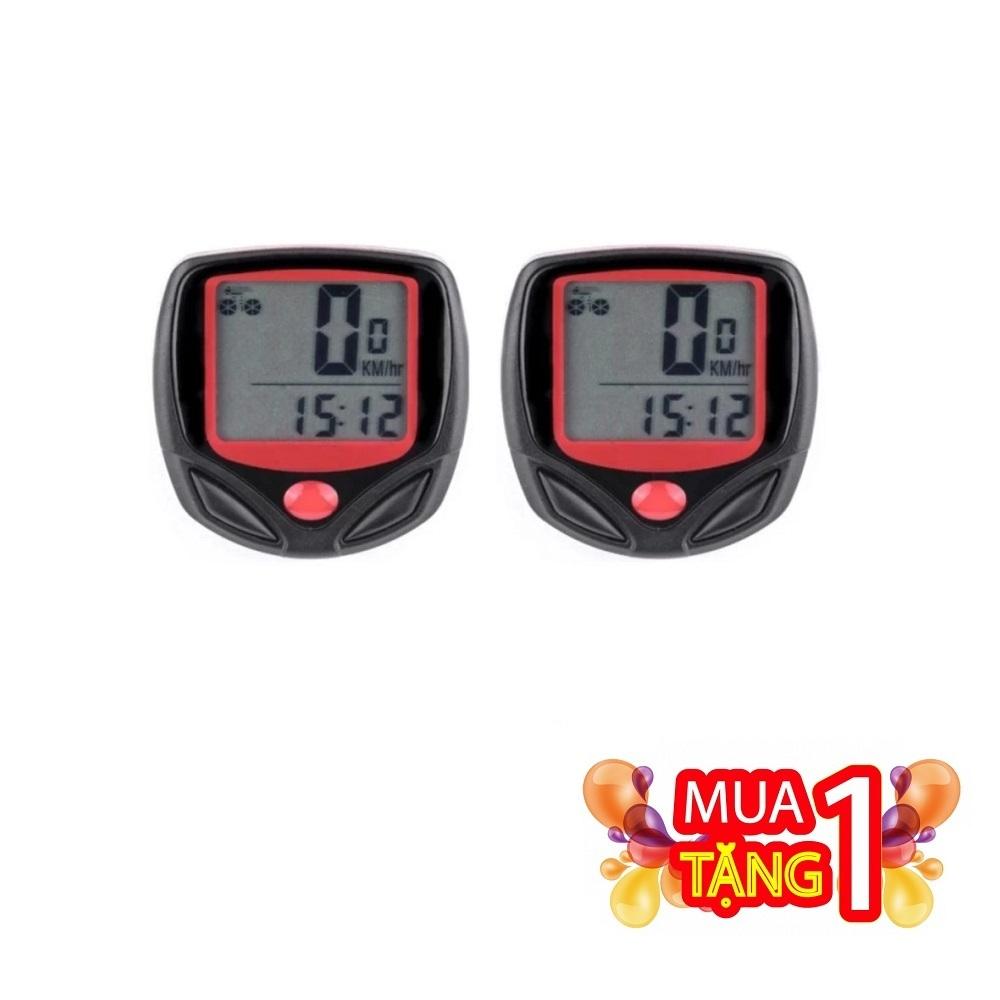 Mua 1 tặng 1 đồng hồ đo tốc độ xe đạp thể thao có dây - bảo hành 3 tháng 1 đổi 1