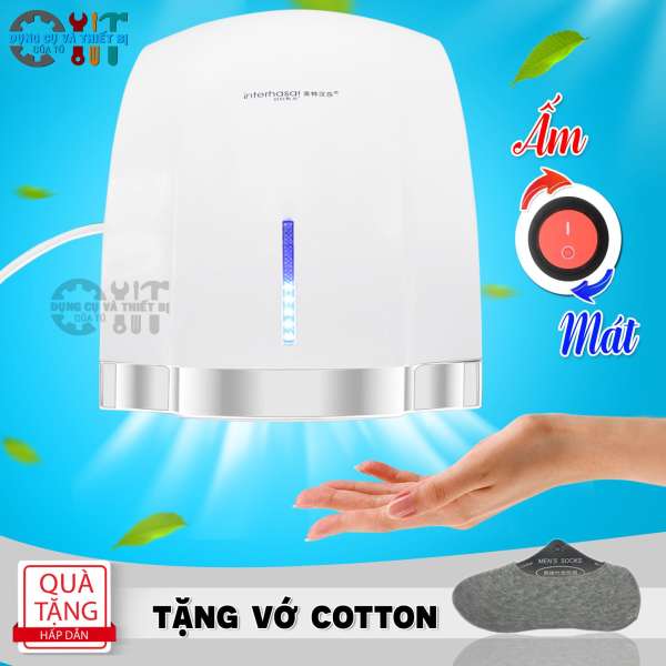 MÁY SẤY KHÔ TAY GẮN TƯỜNG CẢM BIẾN CAO CẤP - tặng vớ cotton