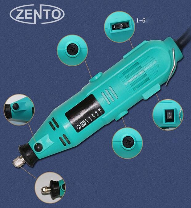 MÁY KHOAN MÀI KHẮC MINI ĐA NĂNG 252 CHI TIẾT ZENTO JS10B