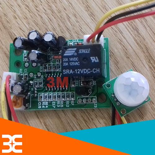 Module Điều Khiển Relay Bằng Cảm Biến Chuyển Động 12VDC