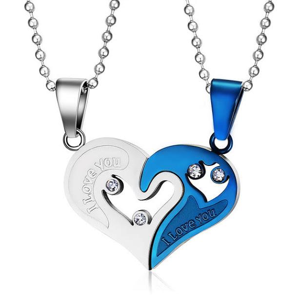 Dây chuyền cặp valentine khắc tên MDC12x