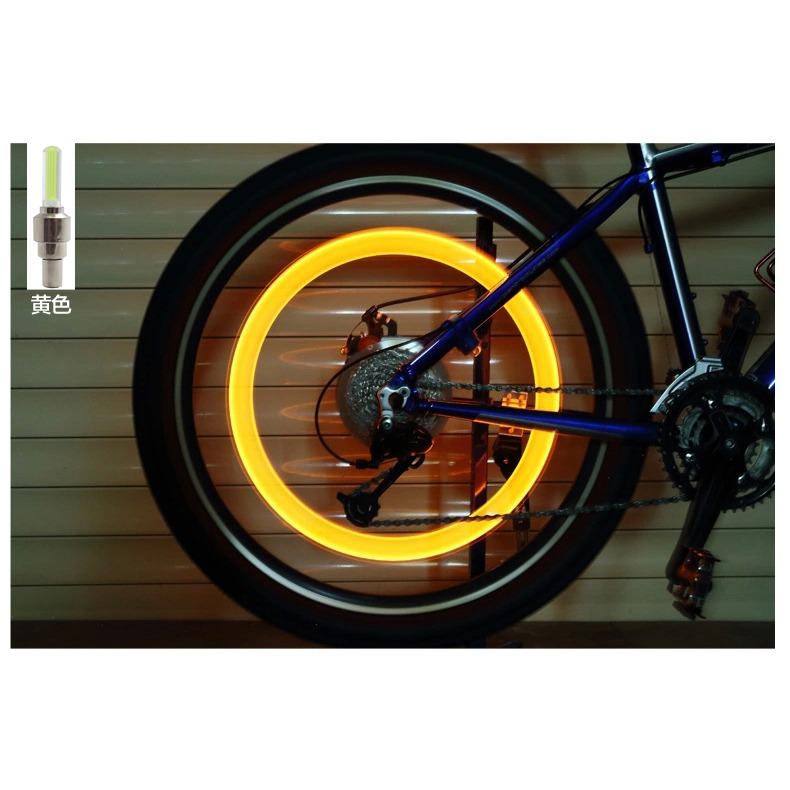 Bộ 2 đèn led gắn van bánh xe đạp (xanh dương)