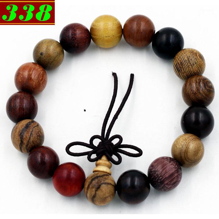 Chuỗi đeo tay gỗ Đàn hương 8 màu 12 ly