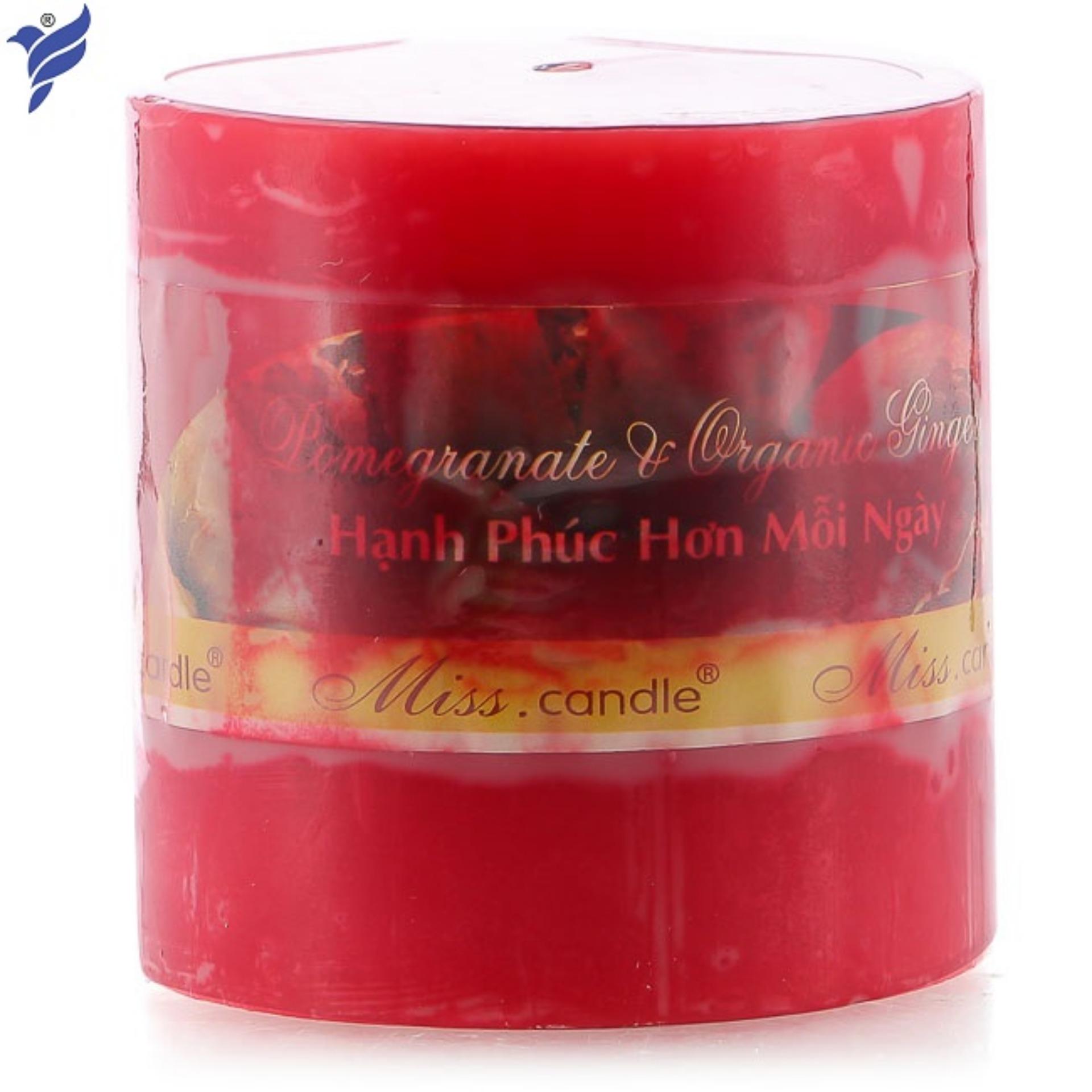 Nến thơm trụ tròn d6h6 miss candle mic0826 6 x 6 cm