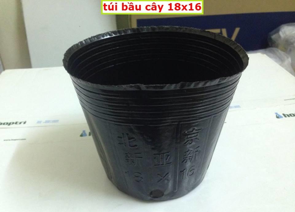 1KG CHẬU NHỰA MỀM ƯƠM CÂY (BỊCH, TÚI BẦU) 18X16 (1kg = khoảng 124 chậu 18x16)