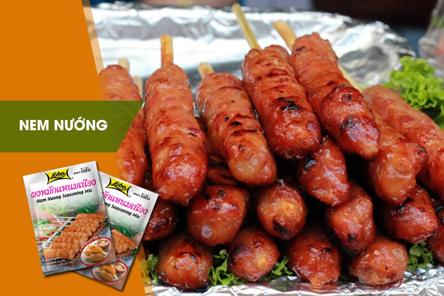 LOBO - BỘT GIA VỊ NEM NƯỚNG - 70G