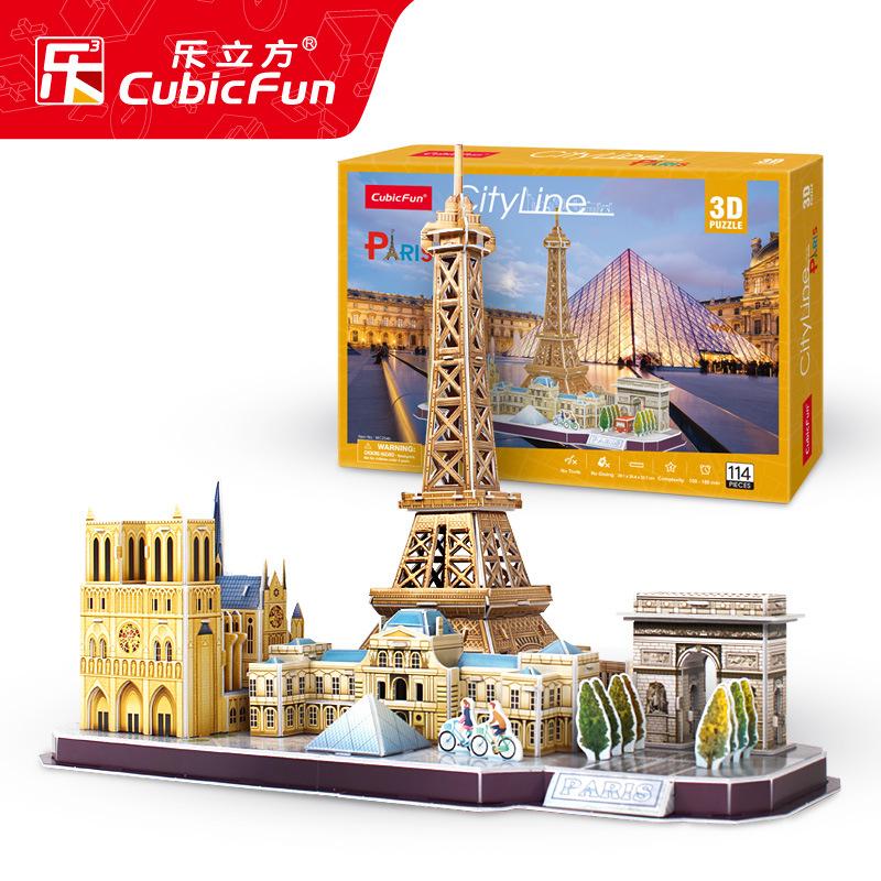 Đồ chơi mô hình lắp ráp giấy CubicFun 3D - Thành phố Paris