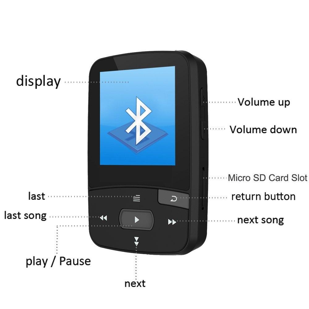 Máy nghe nhạc bluetooth thể thao Ruizu X50