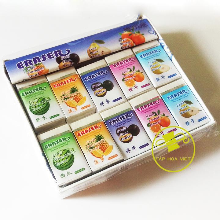 90 chiếc tẩy chì hoa quả ( 3 bịch )
