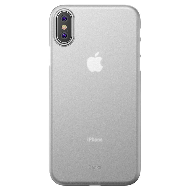 Ốp lưng cho iPhone XS Max - Benks Magic Lolipop siêu mỏng 0.4mm (trắng)