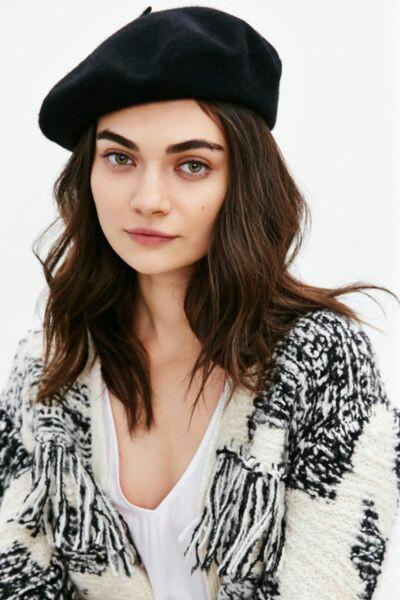 Mũ nồi cao cấp vải Wool, nón beret nữ
