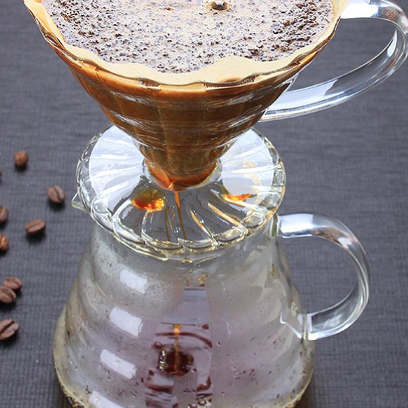Bình pha cafe Drip Coffee 600ml phễu thủy tinh