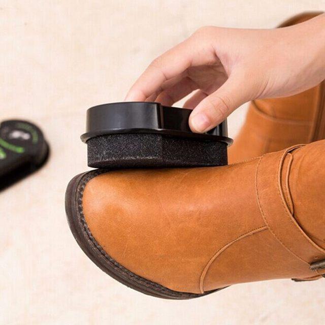 [FREESHIP MAX 15K][HCM]Combo 2 bộ miếng lau giày siêu sạch SHOE SHINE (màu đen)