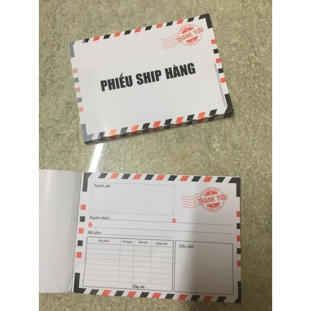 Combo 20 quyển phiếu ship hàng cho các shop