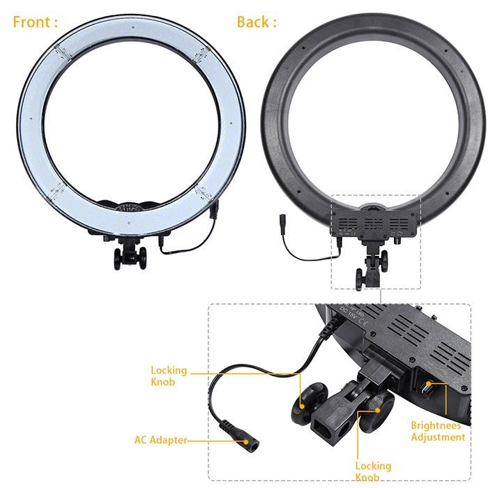 Combo Đèn Led Ring RL-18 + Chân đèn Tripod