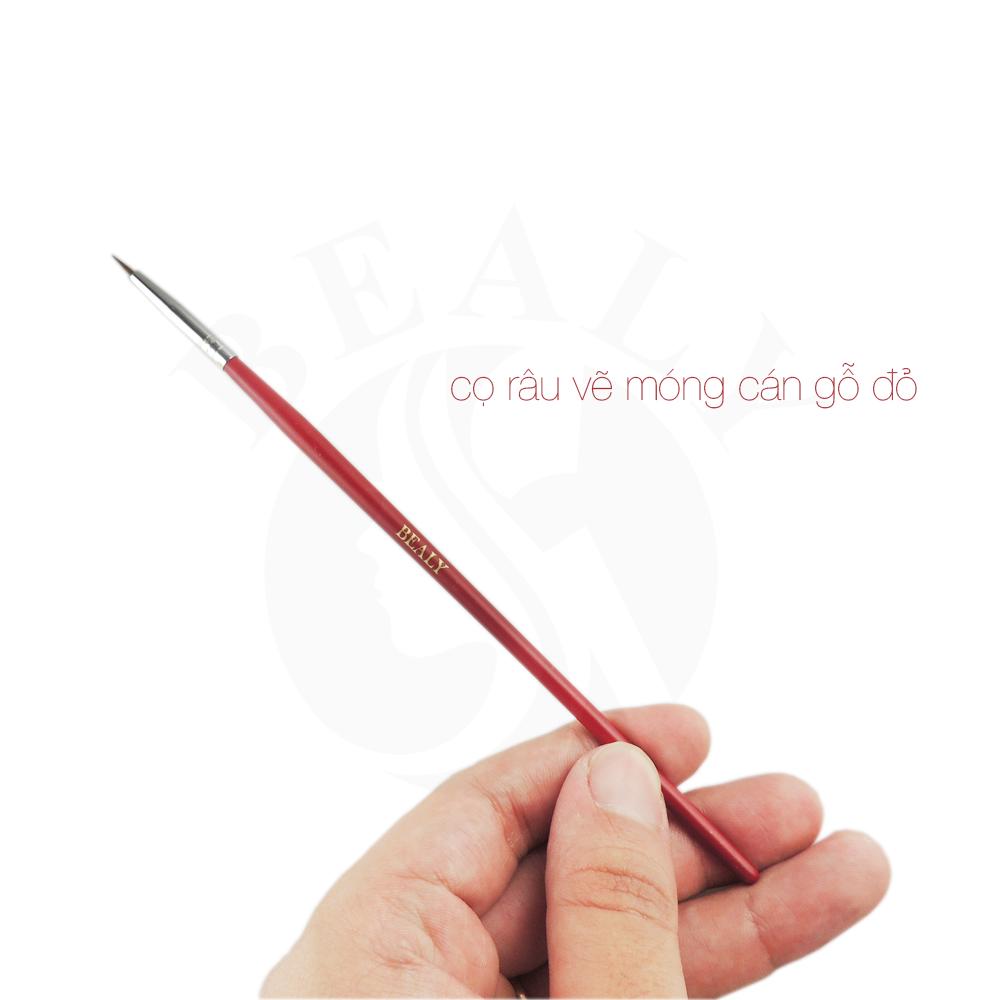 CỌ RÂU VẼ MÓNG CÁN GỖ SƠN ĐỎ