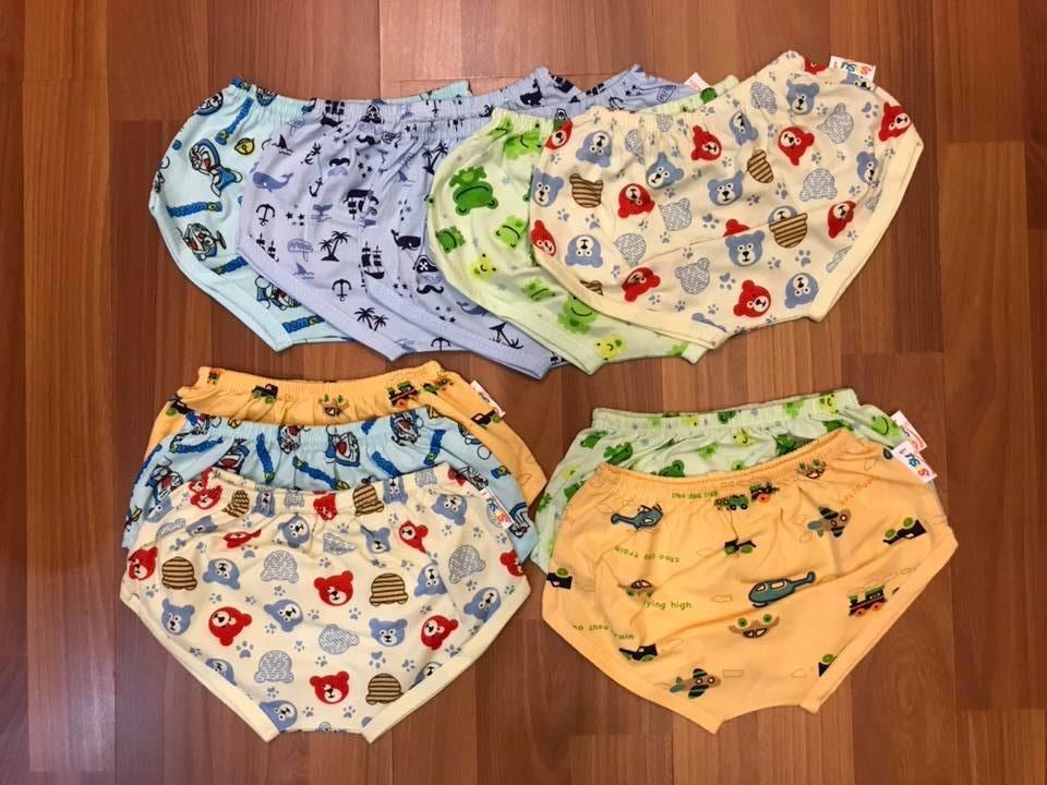 Bộ 5 Quần Chip Hoạt Hình 100% cotton cho bé