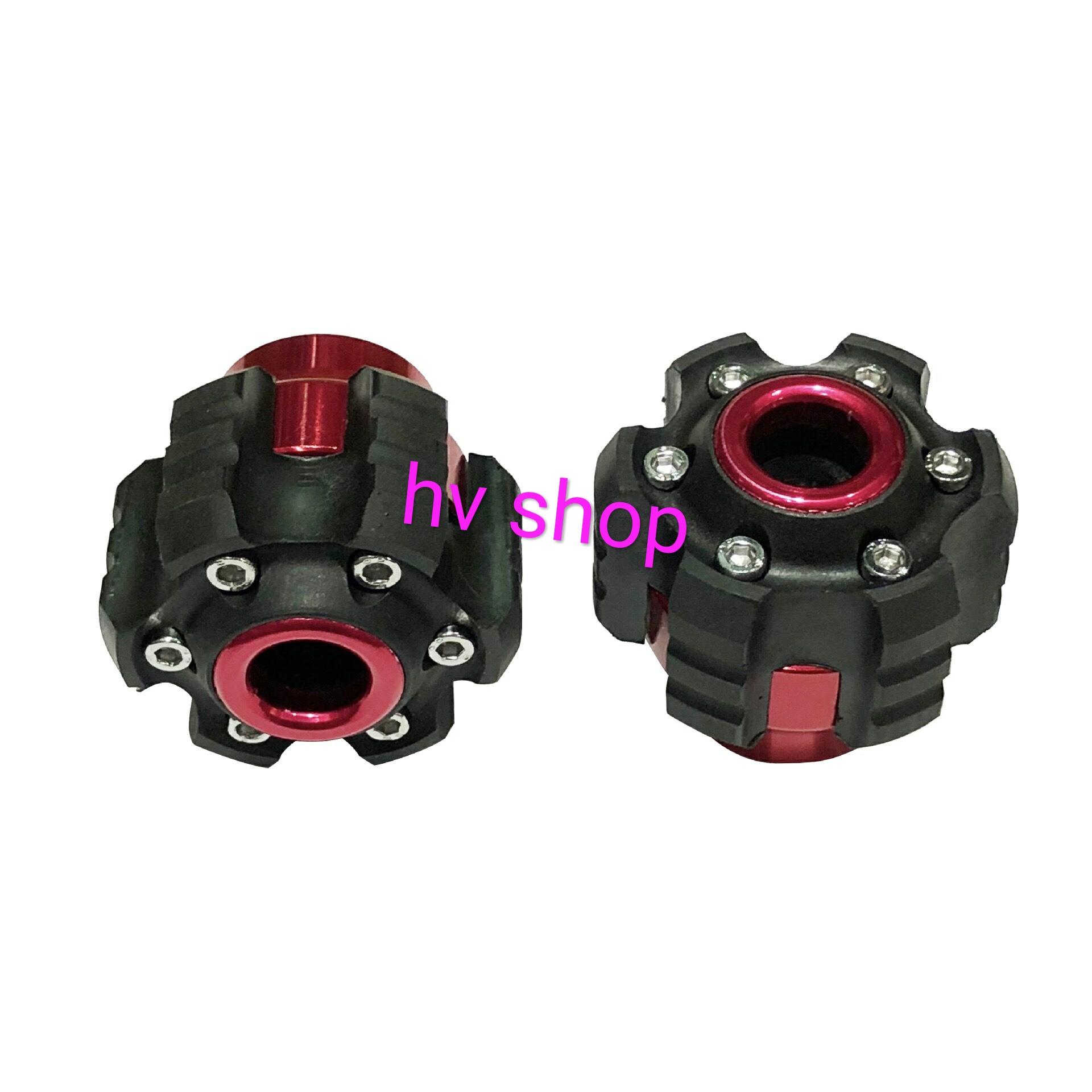 gu chong do xe may bộ 2 gù chống đổ trước xe máy HV 7 cao cấp ( 1 cặp )