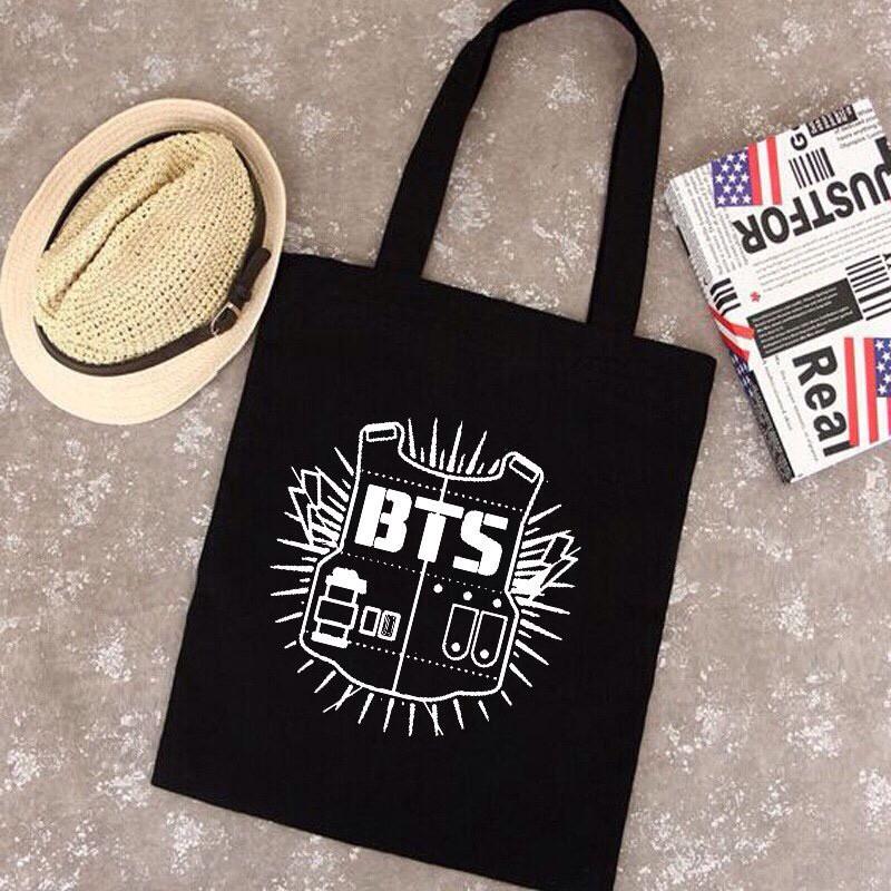 Túi vải đeo vai BTS unisex