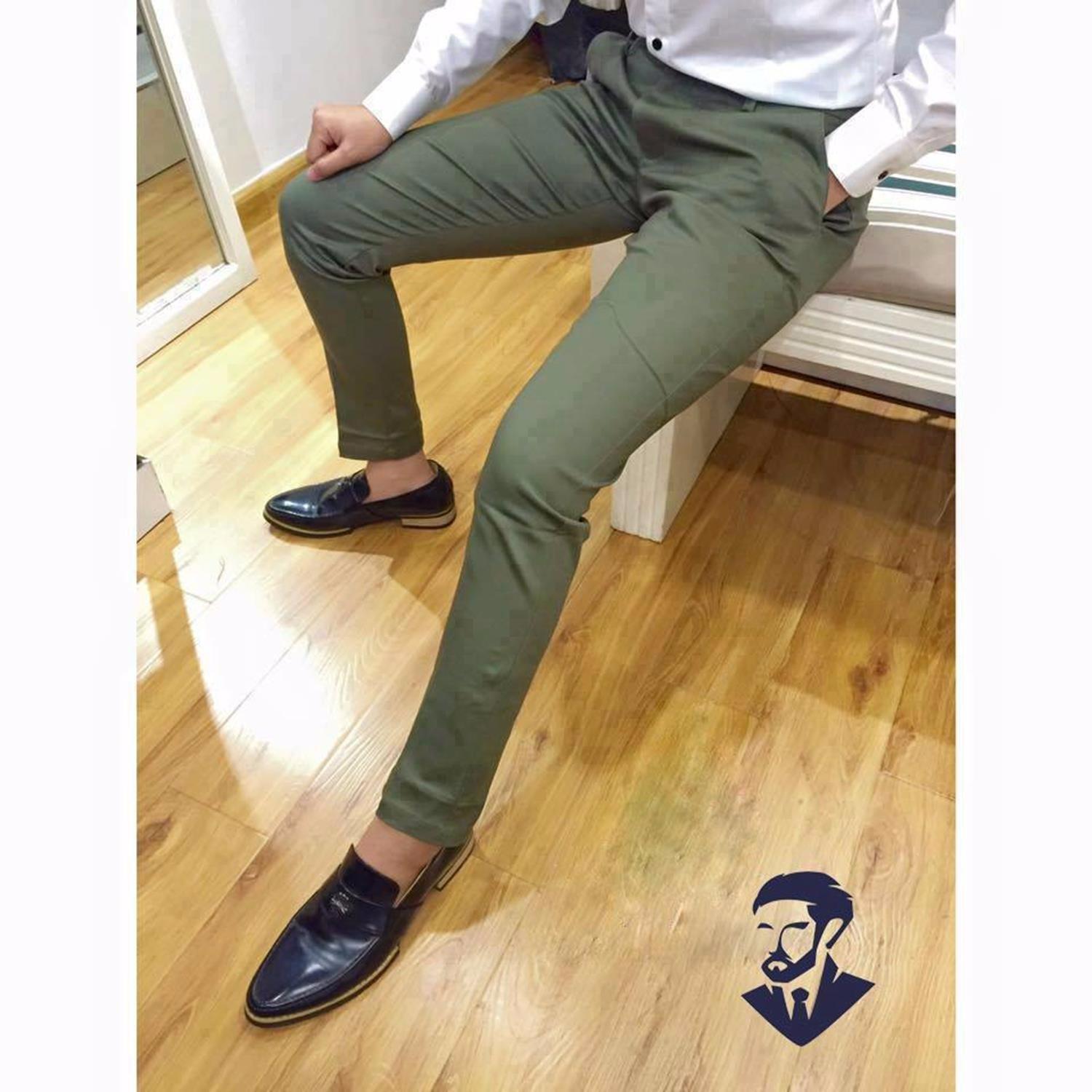[GIÁ SỐC] Quần Kaki Nam Thời Trang - XANH RÊU