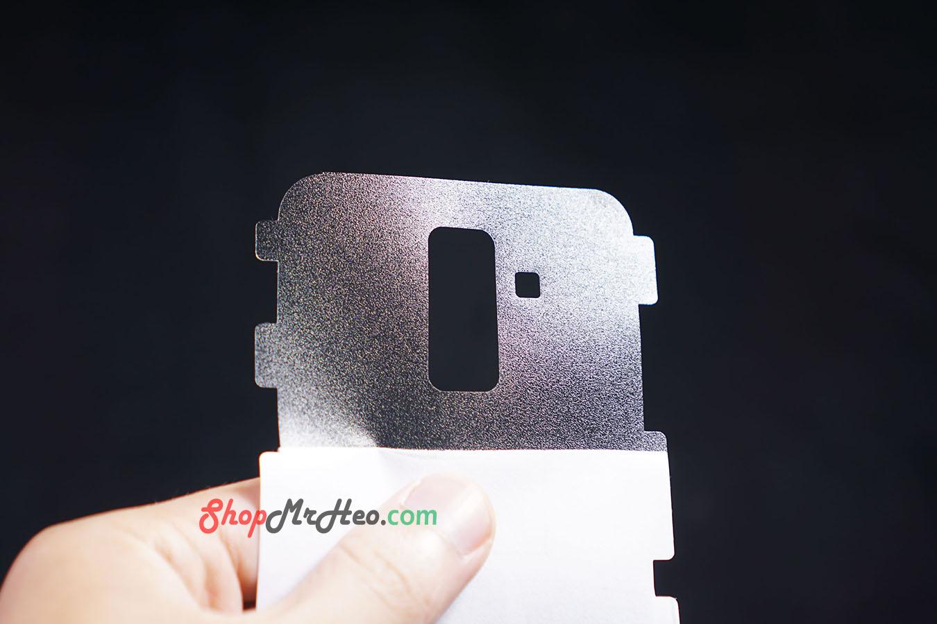 Bộ 3 Skin Dán Mặt Lưng Vân 3D Samsung A6 Plus 2018 - A6+